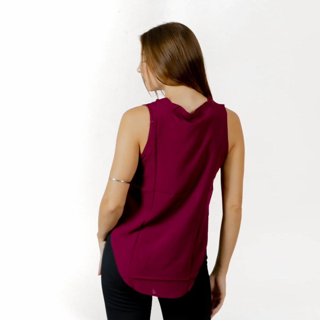 Crimson Charm Blouse