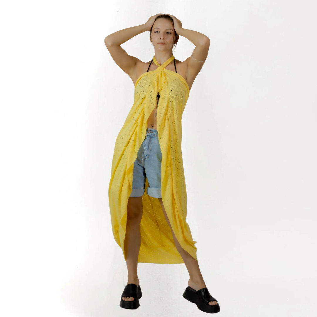 Sunlit Greek Cover-Up