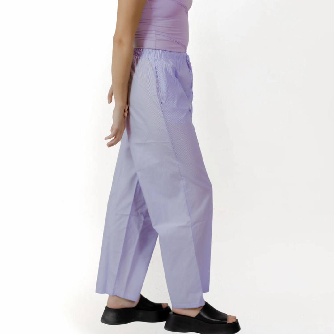 Lavender Striped Pants