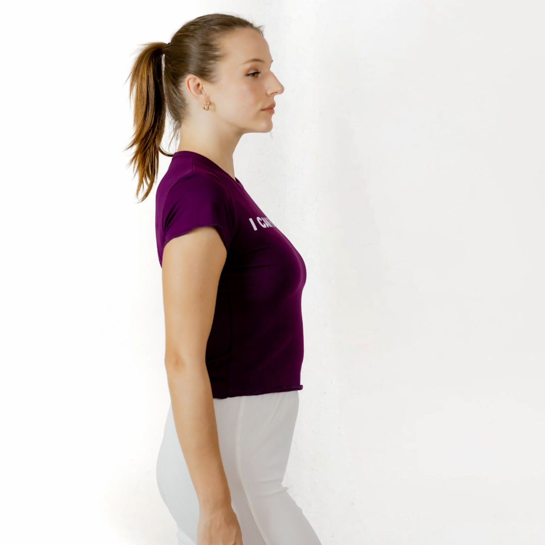 Baby Tee (Aubergine)