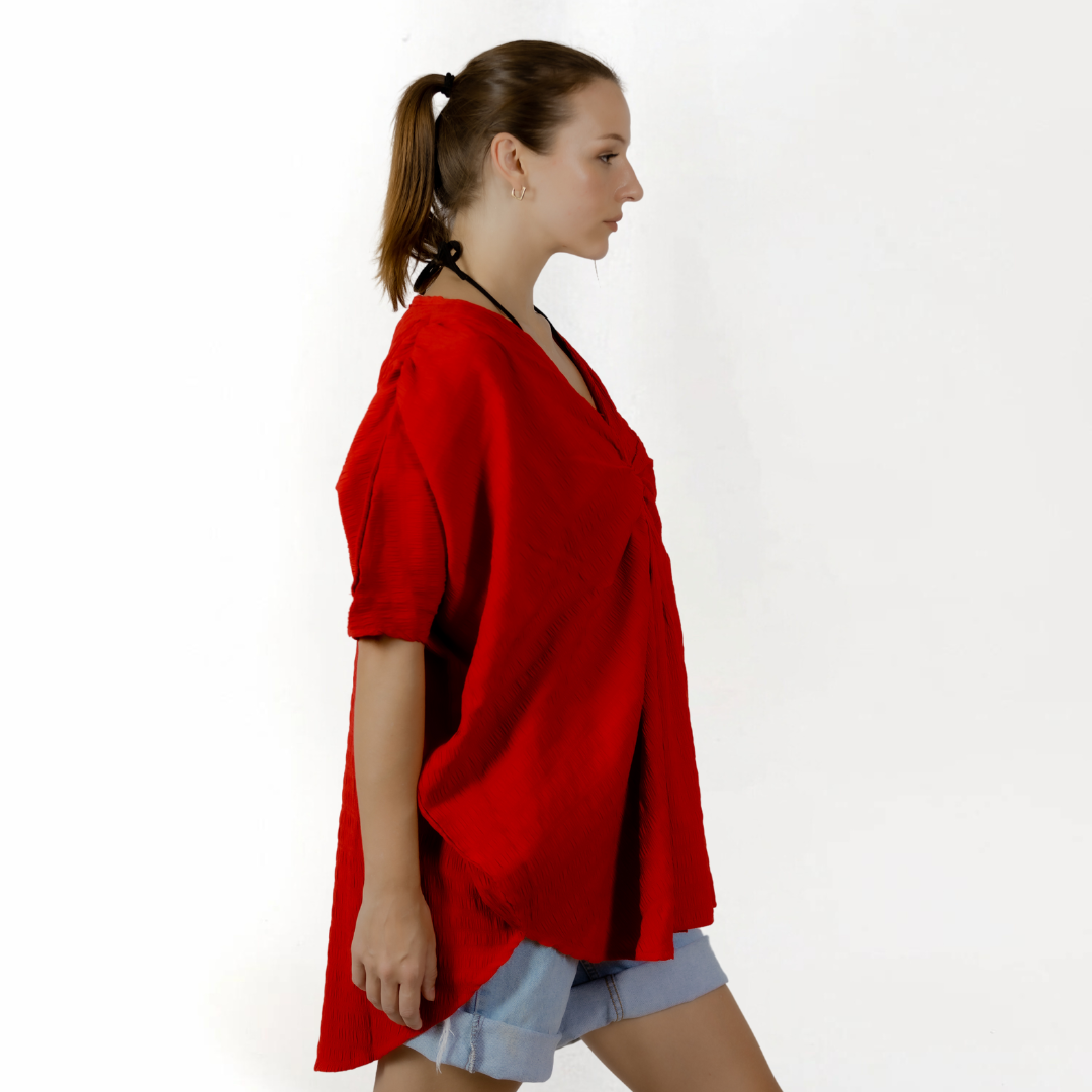 Scarlet Breeze Cover-Up Blouse