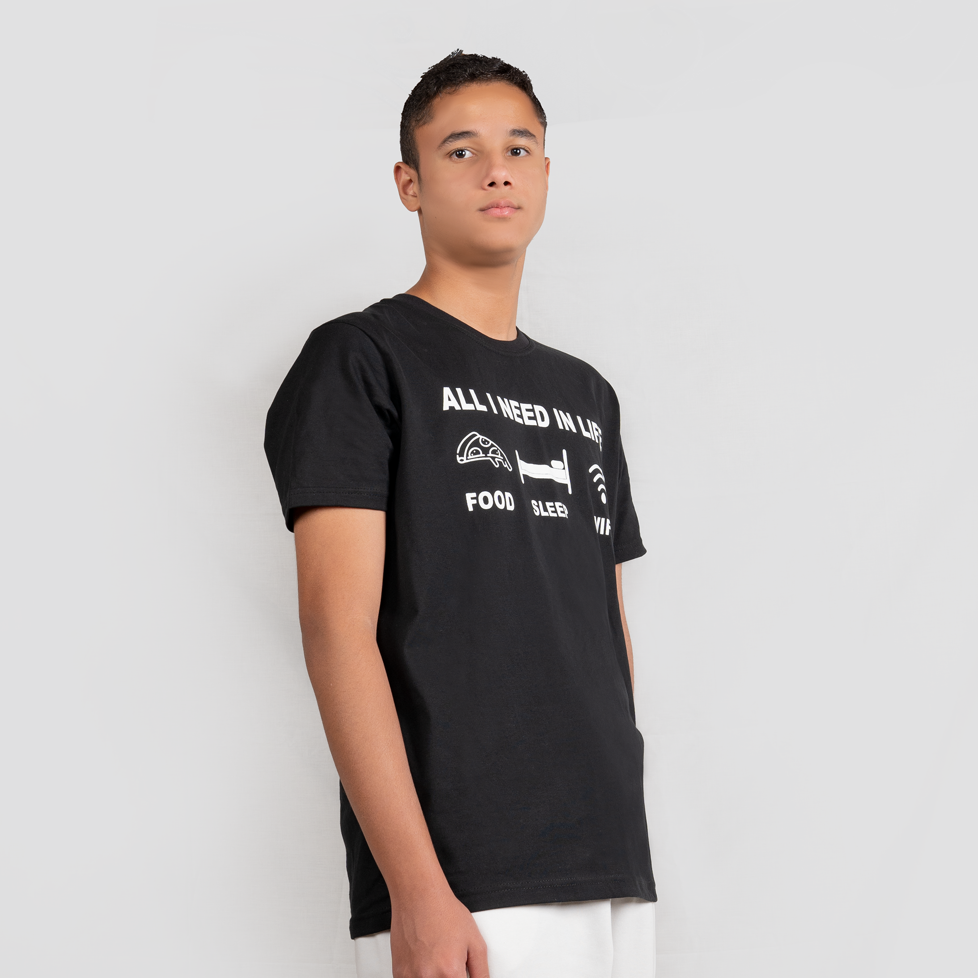 Essentials Life Casual Tee (Black)