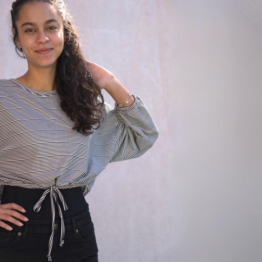 Moonlit Breeze Cropped Sweatshirt (Mono Wide)