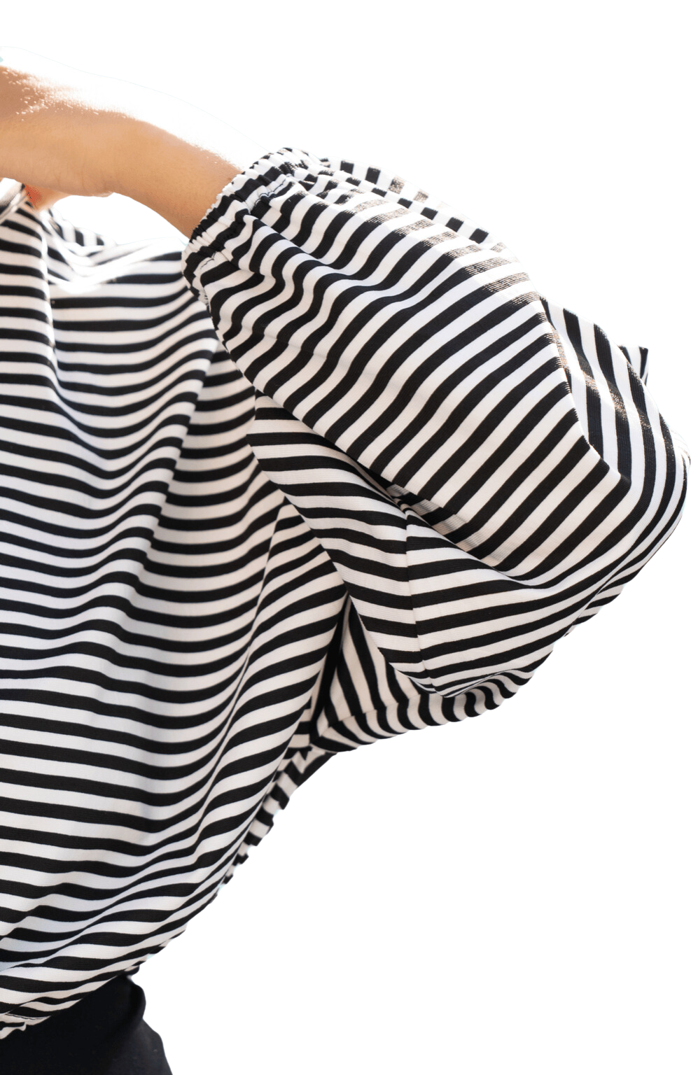 Moonlit Breeze Cropped Sweatshirt (Mono Wide)