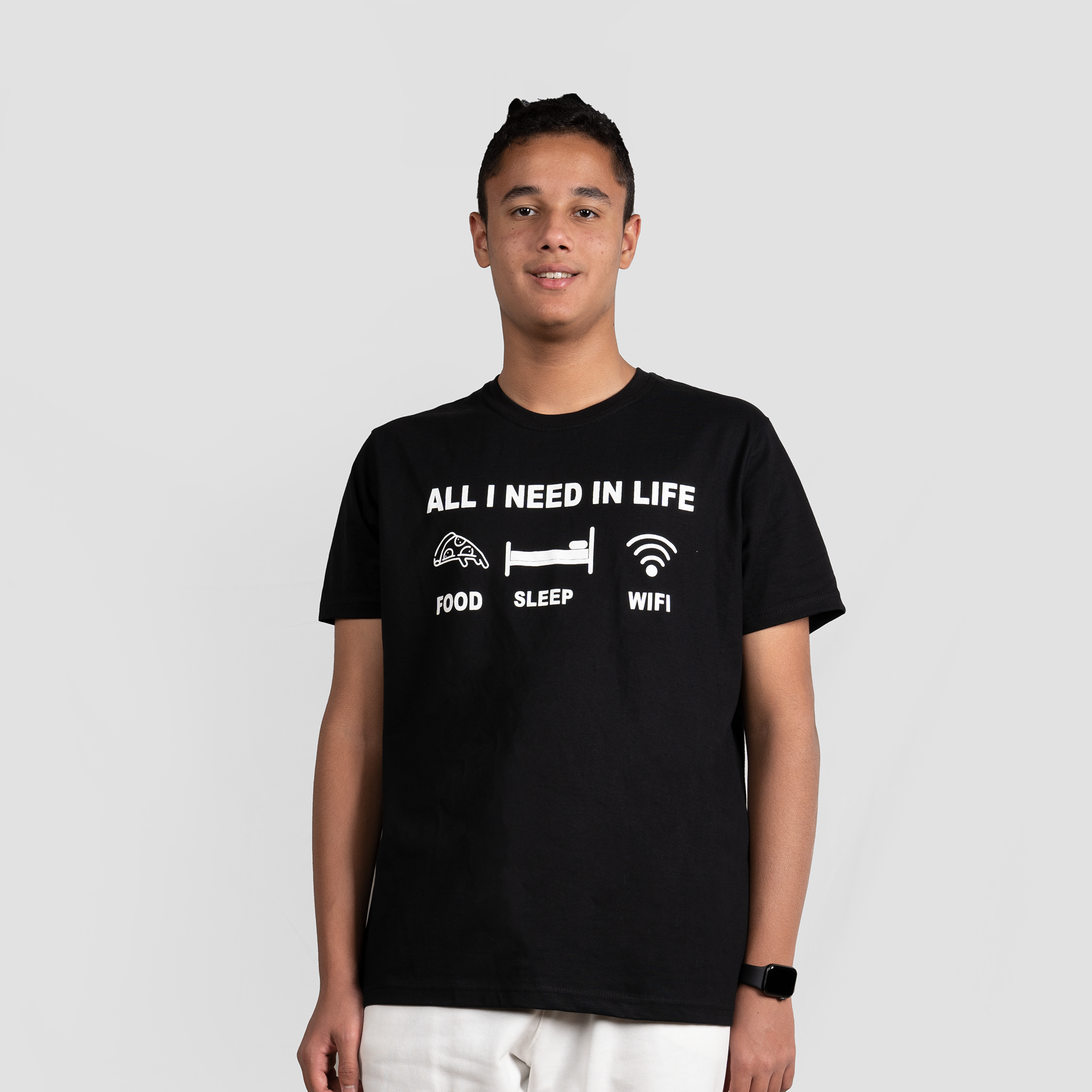 Essentials Life Casual Tee (Black)