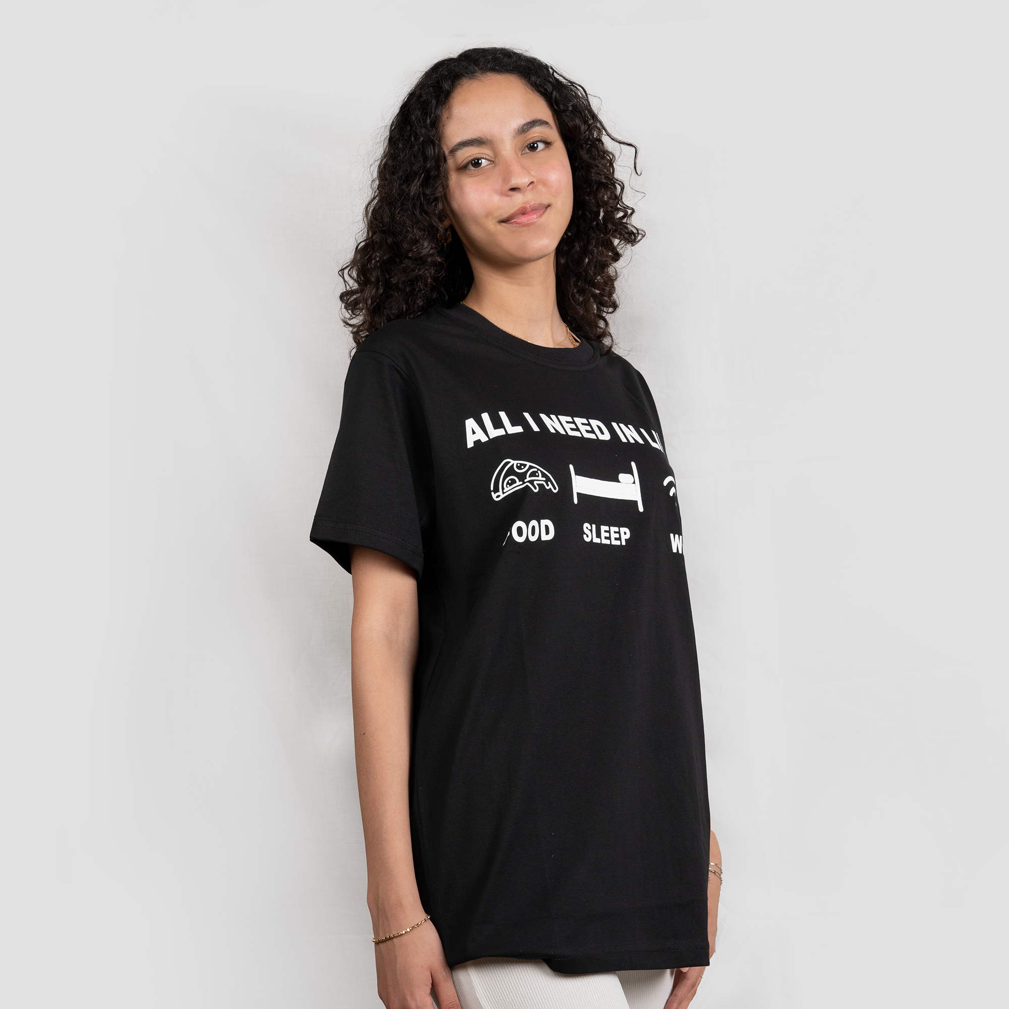 Essentials Life Casual Tee (Black)